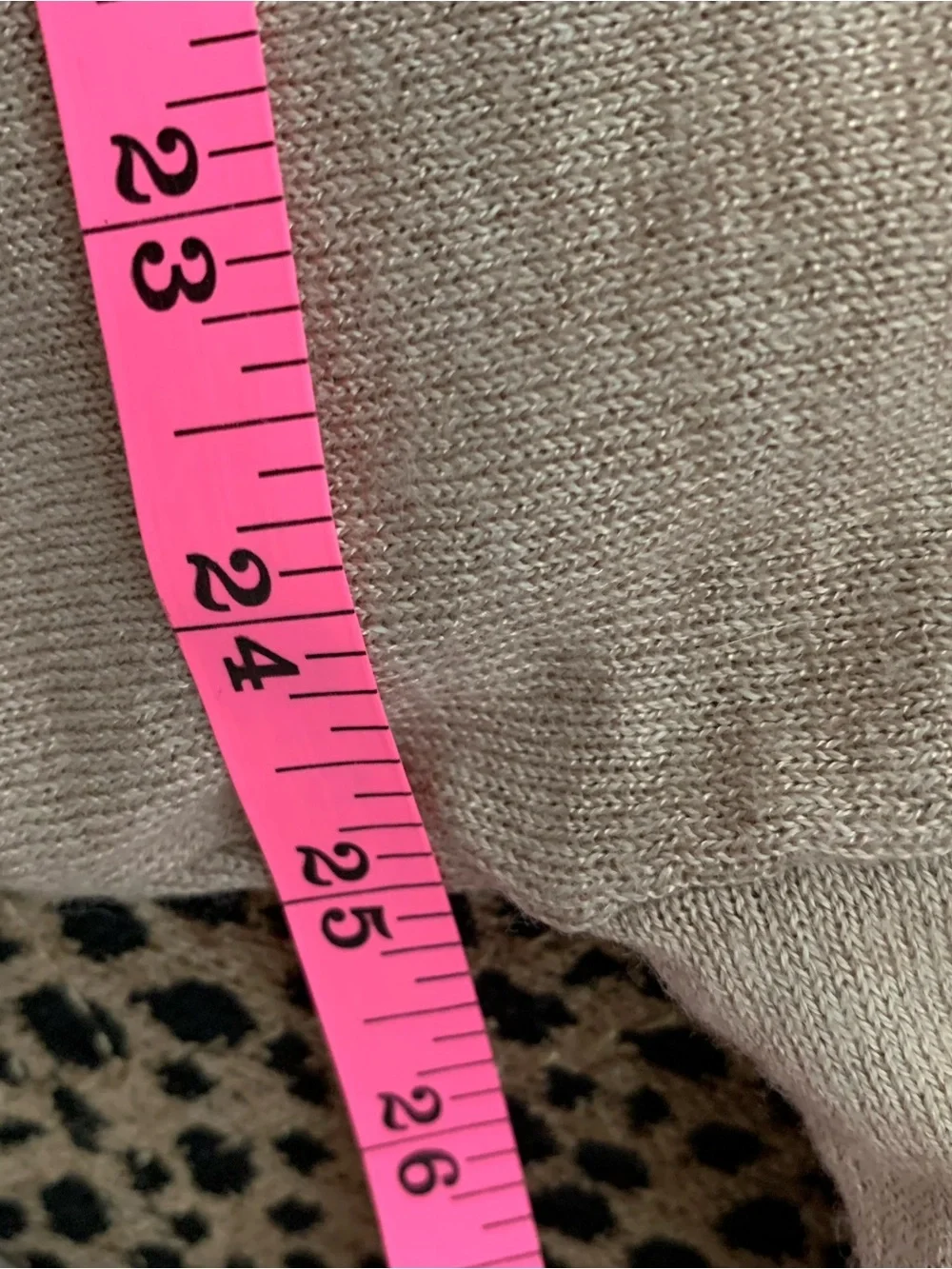 Michael Kors Taupe Open-Front Shawl Collar Cardigan